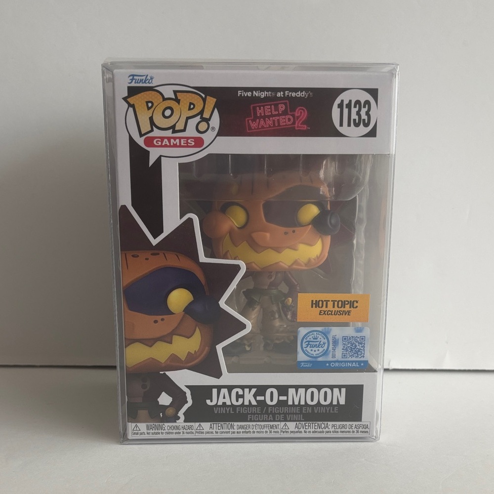 Funko Pop FNAF Help Wanted 2 Jack-O-Moon Hot Topic Exclusive Figure w/ Protector